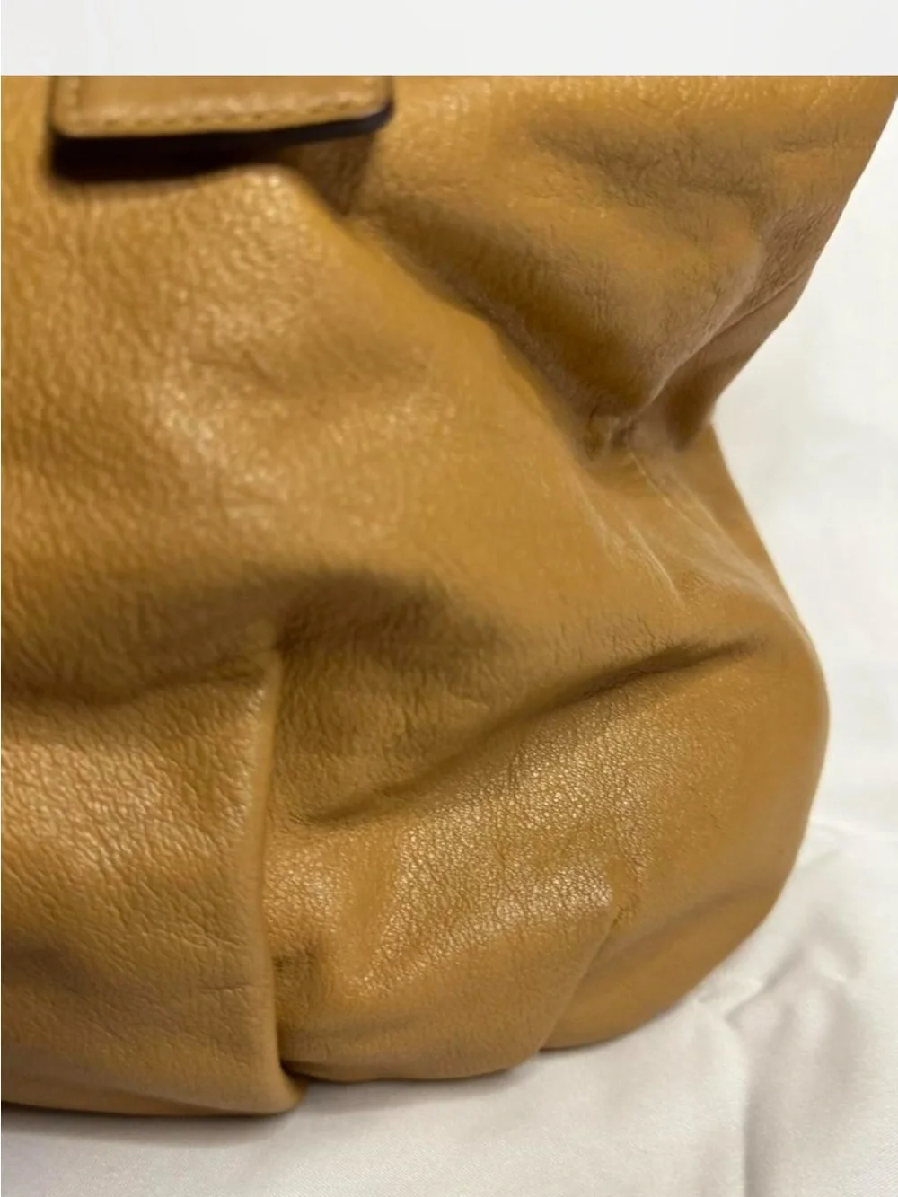 Coach Cognac Leather Top-Handle Tote